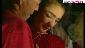 Hot girl enjoys a hard fuck from different dicks in a hot gang bang