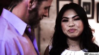 Interracial Cheating Sex With oriental Fiance - Cindy Starfall