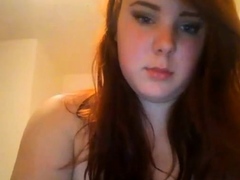 Big Butt White Girl Spreads Her Fat Ass