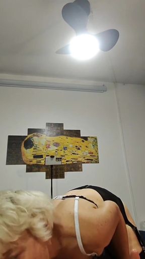 Memorable moment from &quot;I get caught by my boyfriend playing with my sex doll, I suck them both and end up getting double&hellip;&quot;