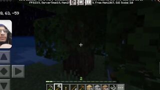 Minecraft Gameplay #3 / getting more wood To start building // WITH FACECAM
