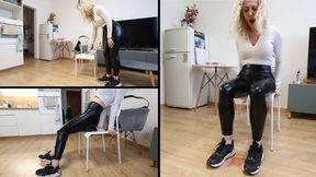 Cocky Katya is caught in a glue trap