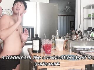 [Mick & Gunther - E13. Birthday Reunion] White Ginger Top with BWC and his Oriental Twink Bottom Boyfriend