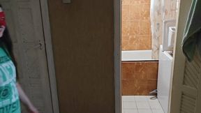 Peeing in the Bathroom Hairy Pussy Shy my Friends