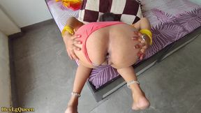 The first time my father-in-law fucked my ass, he got really turned on seeing it in Hindi Dirty talk HeyLgQueen