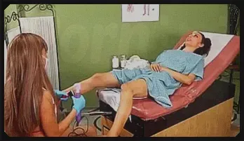 Seductive Nurse Prescribes Intense Lesbian Orgasms