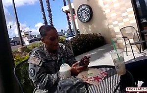Soldier gets dick!