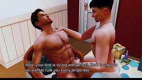 Sims 4 - Horny Seduces and Sucks off Hot Step Dad