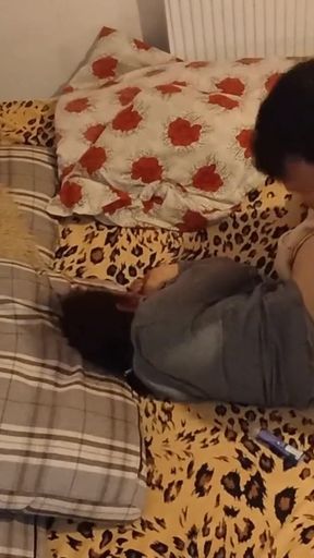 Romanian couple - passion and pleasure in the bedroom   Clip 3