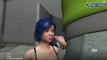 Angry Mia takes a deepthroat blowjob and bottoms in a lesbian encounter