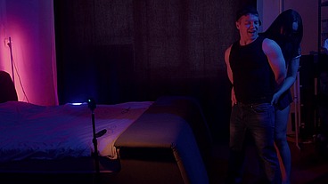 Lustful male pissing on face his woman's and fucks in ass her, and she gets facial.