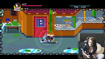 RiverCity Girls 2 Gameplay - Vibrator Connected To Game! Ep1