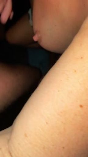 "Cant believe I'm doing this!"-Nerdy MILF sneaks on to public bus,sex w guy from bachelorette party