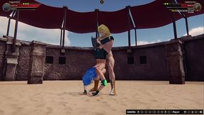 Twiggy Nelson VS Gabbie Garnet (Naked Fighter 3D)