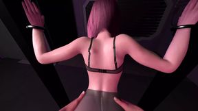Fucking Fox Ear Girl in Standing Doggie POV
