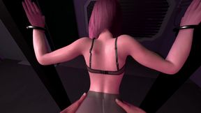 Fucking Fox Ear Girl in Standing Doggie POV