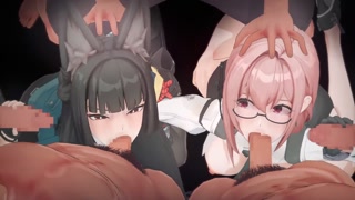 [Zenless Zone Zero Group Sex 2] Tsukishiro Yanagi,Hoshi anime mi Miyabi group orgy sex2.