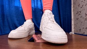 Floor-face trampled by 20 yo gym pretty in dirty sneakers (part 3 of 8), flo200x 2160p