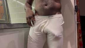 Watching porn while playing with my cock