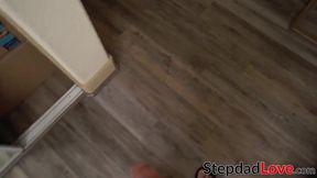 Kinky teen Jane Wilde catches her stepdad with hard dick