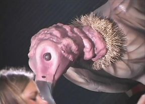 Two lesbian blondes anal masturbation
