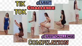 BUSS IT TIK TOK CHALLENGE WITH CLOTHING CHANGES HOT BRUNETTE