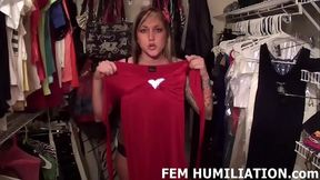 You can pick out the sissy outfit you want to wear