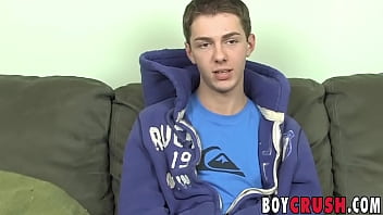 Twink with pierced nipples Keith Conner masturbates solo