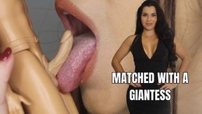 Matched with a giantess - OnlyVanessa (custom clip)