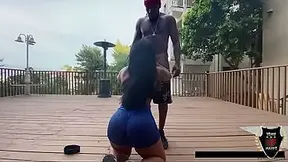 Blonde bombshell Monica Santhiago takes a nasty load straight to her twat!