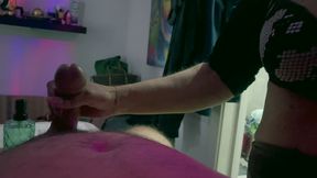 VERY HOT Cock Massage at Local Massage Parlour