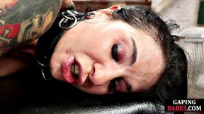 Cute ink assgaped by stunning latina