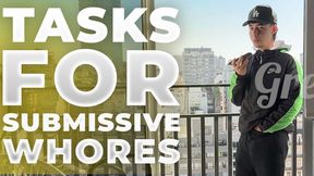 tasks for submissive whores