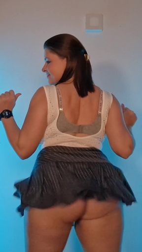 Trying on Three Skirts - Which One Is Your Favorite?