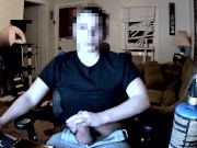 Webcam view of me playing with myself
