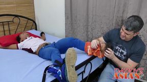 Russel likes to be held in bondage and to be fucked good