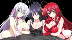 Anime - HS DxD - Live Wallpaper - Sexy - Rias Gremory Akeno Himejima Xenovia Quarta