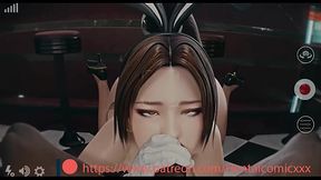 3D Animation Bunny Girl 18+ deepthroat BBC Overwatch