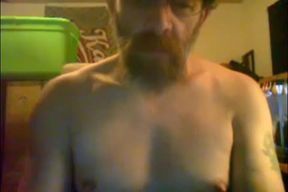 Slaveboy5050 Bearded Father Crossdressed On webcamera Compilation