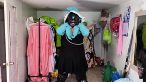 Plush Gardevoir Hoodie and PVC Layers, Breathplay, and Poke Ball Gag