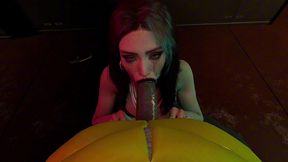 a hot blowjob near the club l 3d animation hentai uncensored
