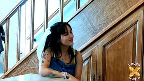 Tutty, a sublime brunette, enjoys this cock!