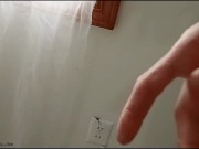 Rock Hard Veins Popping Edge Challenge. Thick Cum Streams as he Continues Long Stroking