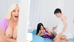 Sofia Rae, Jordi Polla And Blondie Fesser - Adjoined To Her Pussy