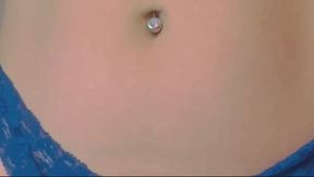 Belly Ring Teasing And Fingering