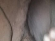 Masturbating and fucking myself with a strap on