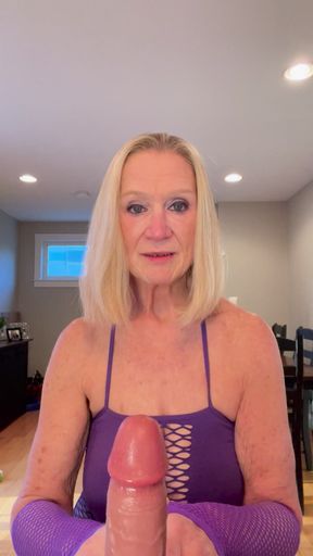 65 YEAR OLD DANIELLE DUBONNET CATCHES STEPSON JERKING OFF