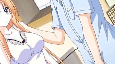 Massive-titted anime babe gets pounded hard in steamy threesome