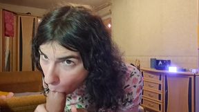 Sissy Alina Choked Gagging Deepthroat Dildo Cum Destruction Flood