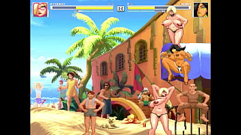 Kyouko Vs Farah on a beach somewhere